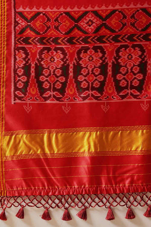 Multi Color Printed Silk Saree