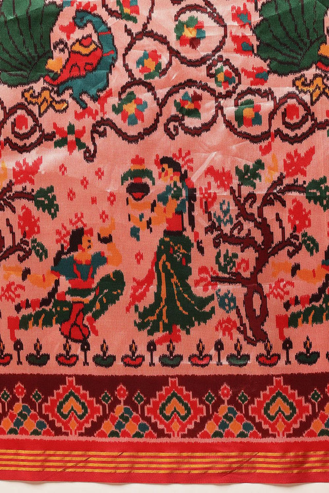 Off White Patola Printed Silk Saree (SZ-DGPATOLA-2972)
