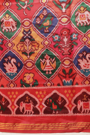 Multi Color Patola Printed Silk Saree (SZ-DGPATOLA-2973)