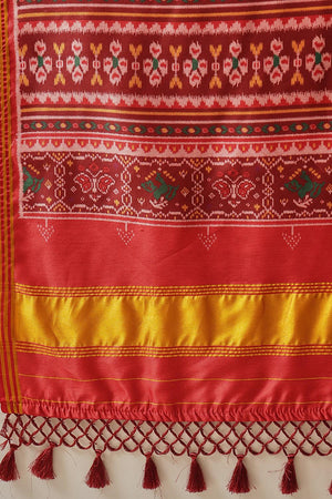 Blue Patola Printed Silk Saree (SZ-DGPATOLA-2974)