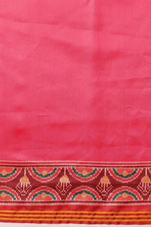 Pink Patola Printed Silk Saree (SZ-DGPATOLA-2975)