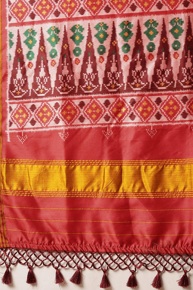 Green Patola Printed Silk Saree (SZ-DGPATOLA-2976)