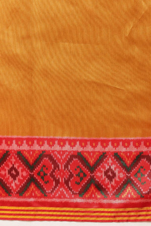 Orange Patola Printed Silk Saree (SZ-DGPATOLA-2978)