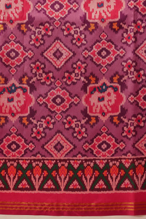 Lavender Patola Printed Silk Saree (SZ-DGPATOLA-2988)