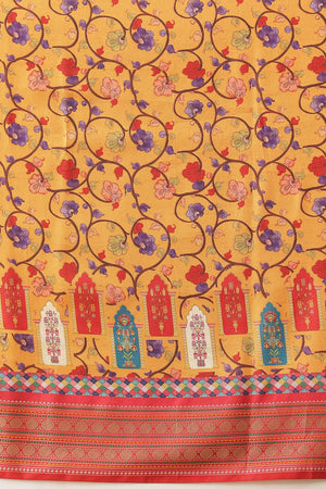 Yellow Patola Printed Silk Saree (SZ-DGPATOLA-3019)