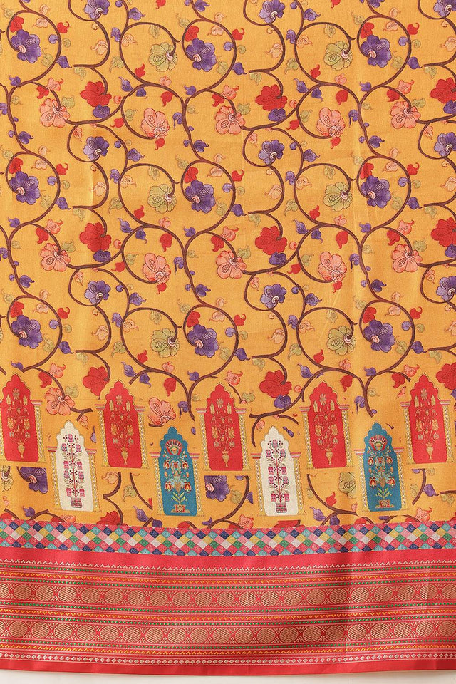 Yellow Patola Printed Silk Saree (SZ-DGPATOLA-3019)