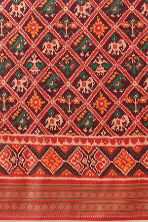 Multi Color Patola Printed Silk Saree (SZ-DGPATOLA-3026)
