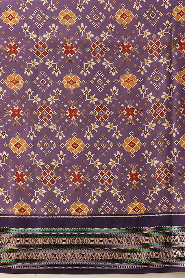 Violet Patola Printed Silk Saree (SZ-DGPATOLA-3111)