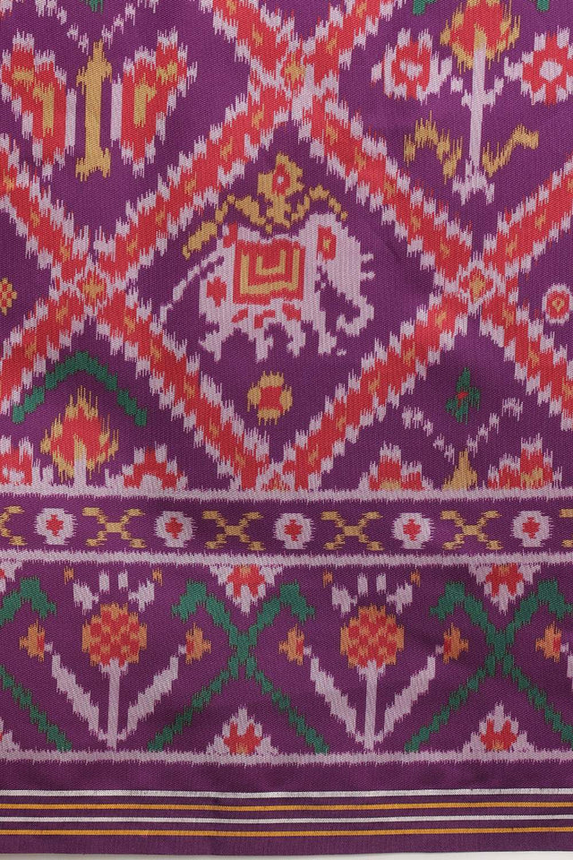 Violet Patola Printed Silk Saree (SZ-DGPATOLA-3124)