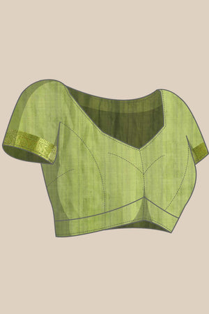 Navy Blue Animal Printed Silk Saree