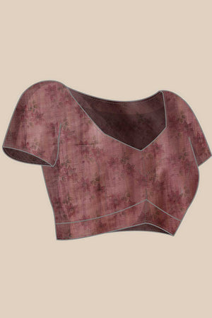 Multi Color Floral Printed Tissue Saree