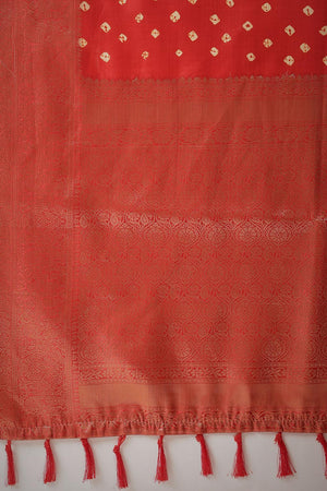 Red Printed Silk Saree (SZ-DGVAMA-RD-3052)