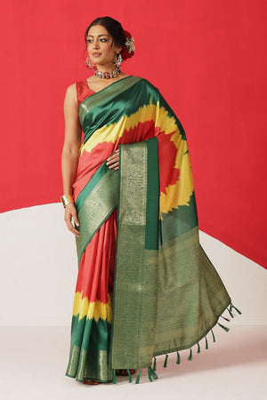 Multi Color Printed Silk Saree (SZ-DGVAMA1-3053)