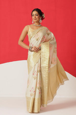 Multi Color Printed Silk Saree (SZ-DGZARA-MUL-3072)