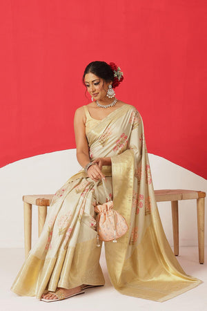 Multi Color Printed Silk Saree (SZ-DGZARA-MUL-3072)