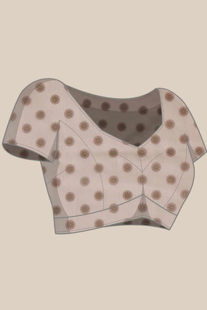 Multi-Color Chanderi Printed Cotton  Saree