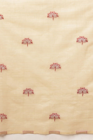 Beige Woven Cotton Blend Saree (SZ-JMD44-BE-3296)
