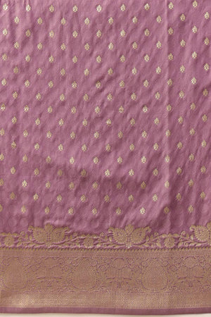 Violet Floral Woven Soft Silk Saree (SZ-NOOR-6-PP-3097)