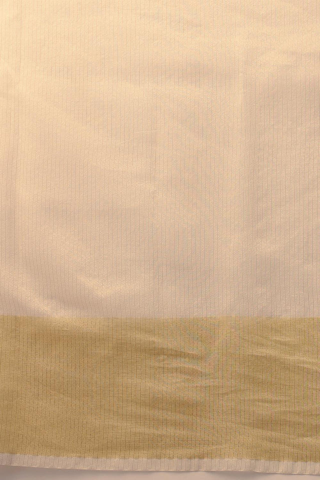 Beige Woven Silk Saree (SZ-ONAM35-3063)