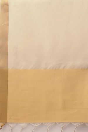 Beige Woven Tissue Saree (SZ-ONAM37-3065)