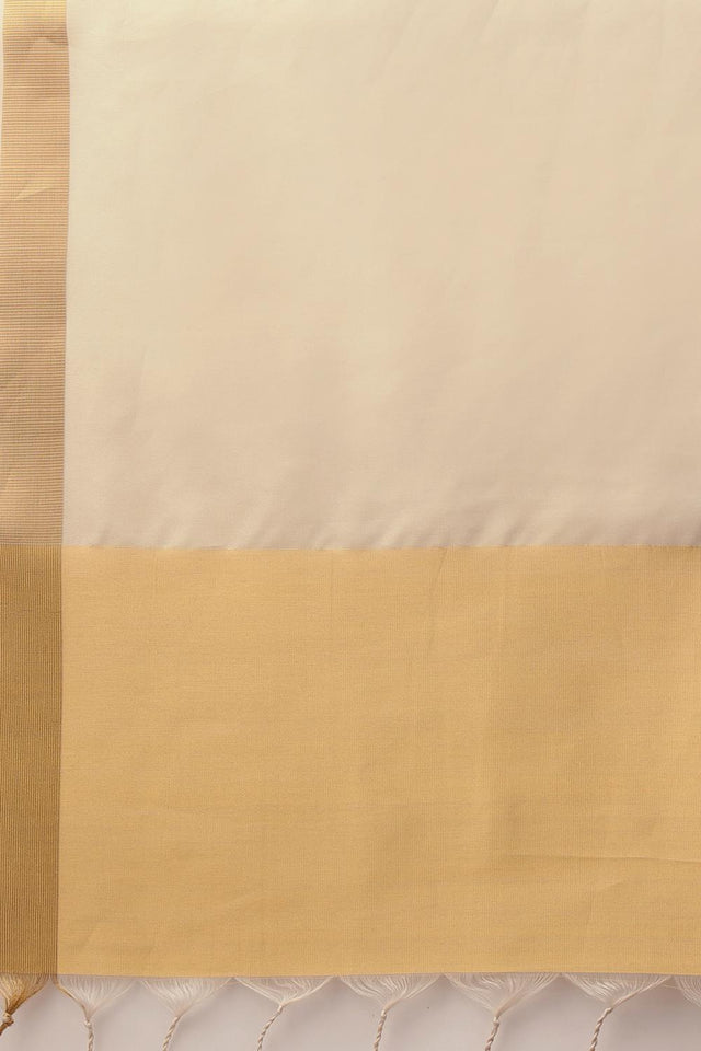 Beige Woven Tissue Saree (SZ-ONAM37-3065)