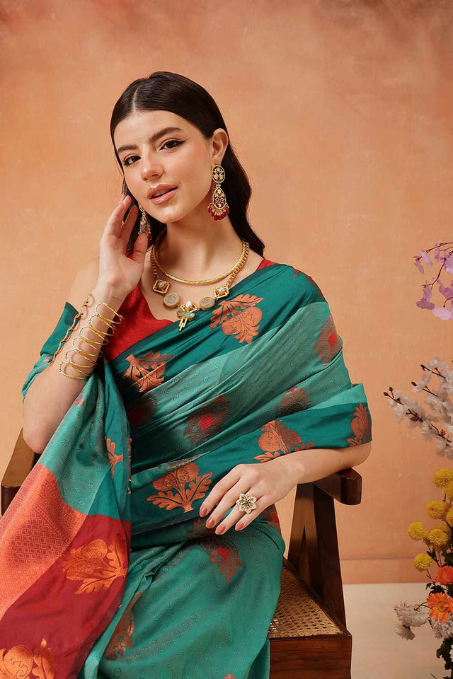 Blue Banarasi  Silk Zari Saree