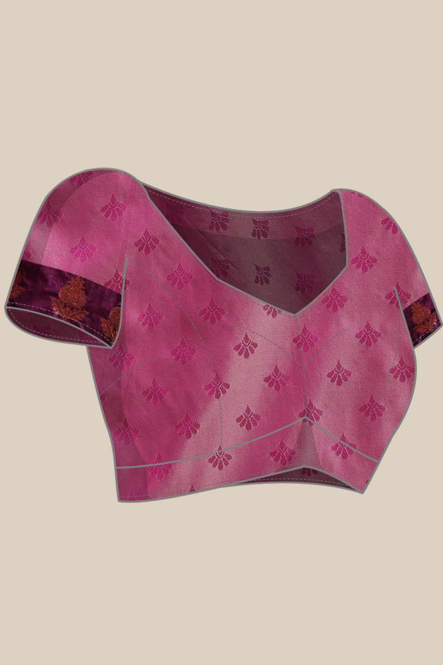 Violet Banarasi  Silk Zari Saree (SZ-PARIDHI-LV-2469)