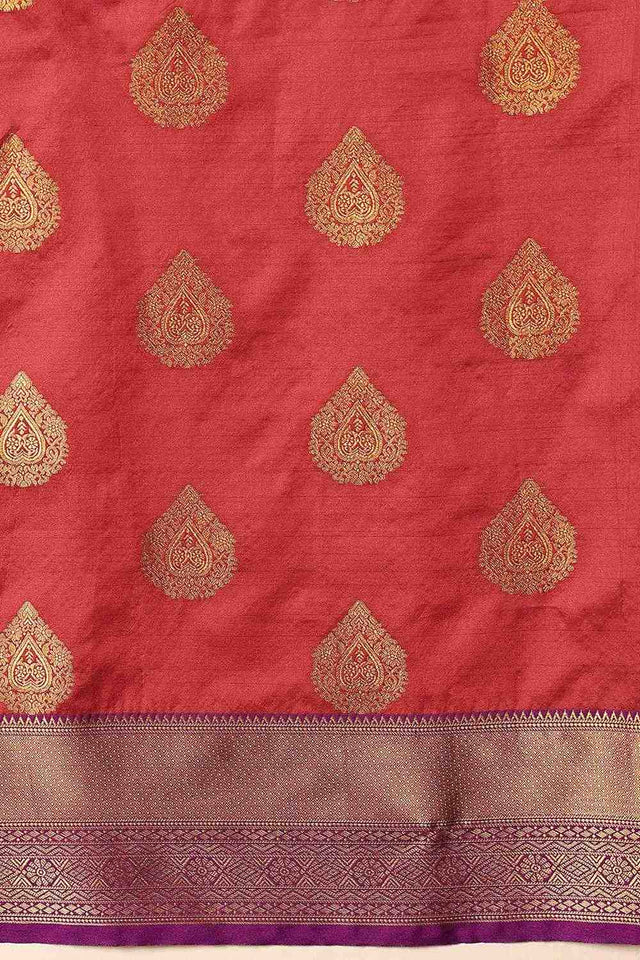 Red Zari Woven Kanjivaram Silk Saree
