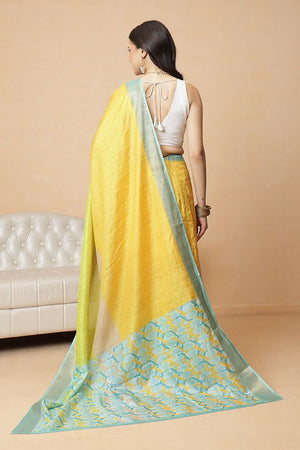 Multi Color Printed Silk Blend Saree (SZR-DGRANGOLI-MUL-2074)