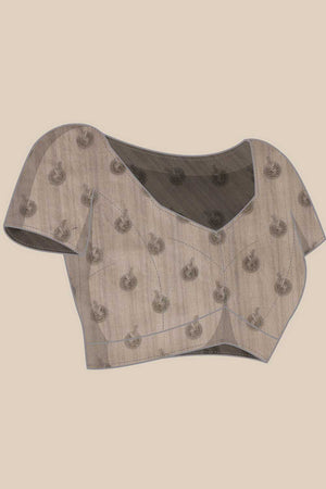 Multi Color Kalamkari Printed Cotton Blend Ready to Wear Saree