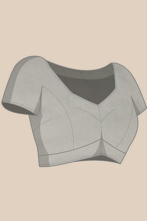 Green Floral Printed Cotton Blend Ready to Wear Saree