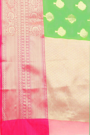 Green Woven Kanjivaram Silk Saree