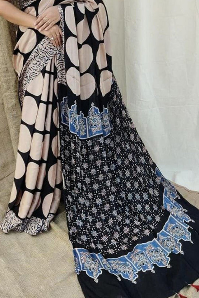 Multi Color Printed Satin Saree (Sudha-177)