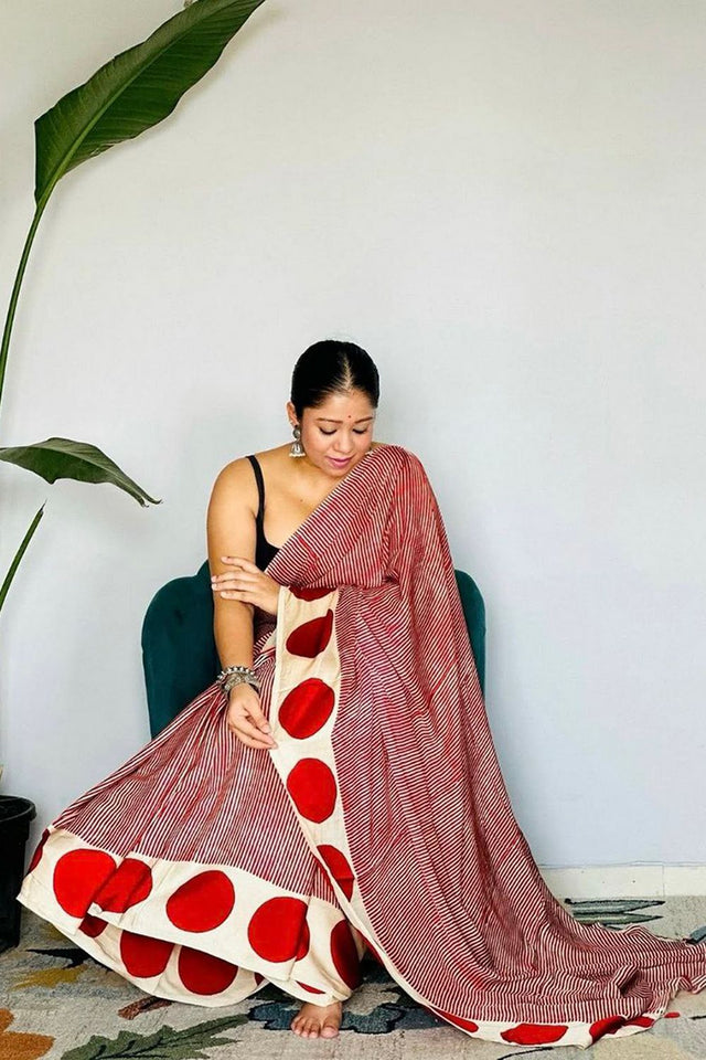 Multi Color Printed Satin Saree (Sudha-194)