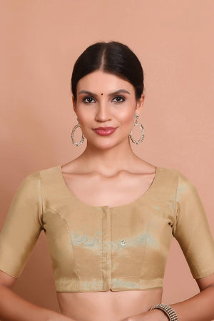 Multi Color Solid Tissue Blouse