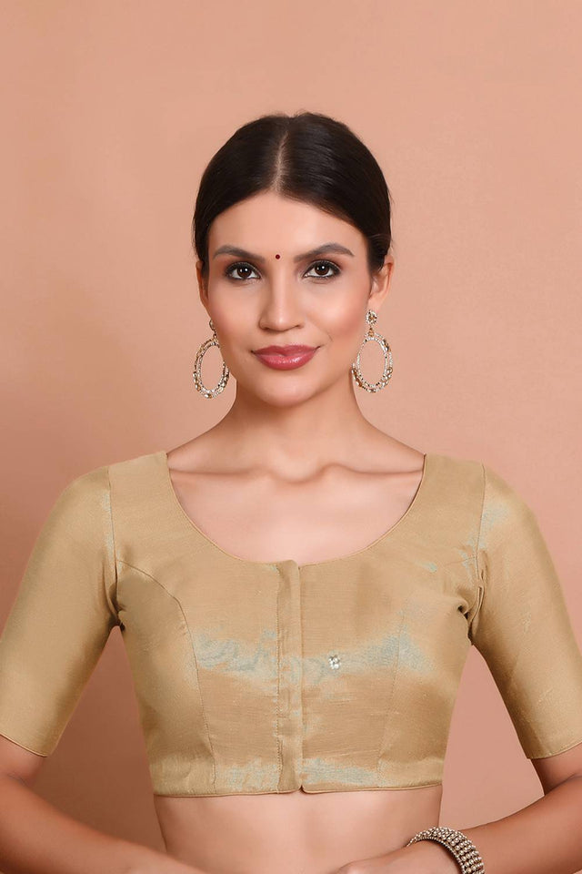 Multi Color Solid Tissue Blouse