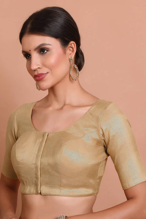 Multi Color Solid Tissue Blouse