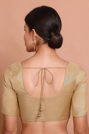 Multi Color Solid Tissue Blouse