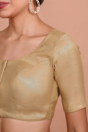 Multi Color Solid Tissue Blouse