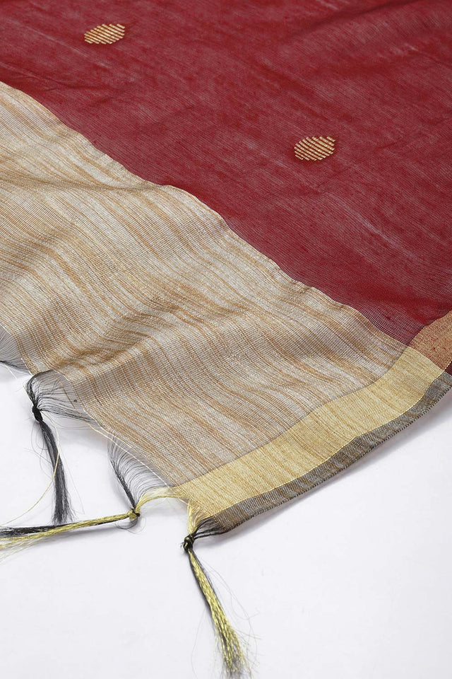 Maroon Silk Blend Dupatta (VMMMMB4E2080)