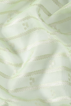 Green Silk Blend Saree