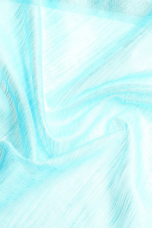 Blue Silk Blend Saree