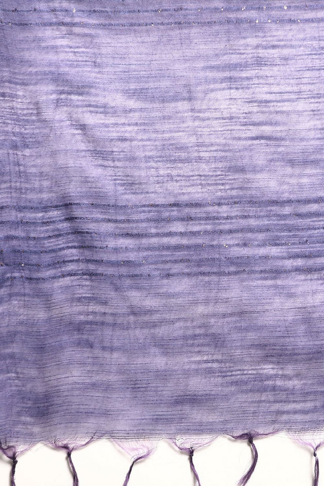 Blue Silk Blend Saree