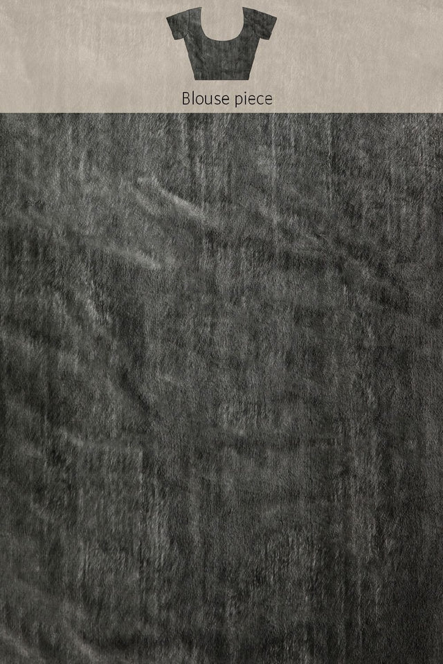 Black Silk Blend Saree