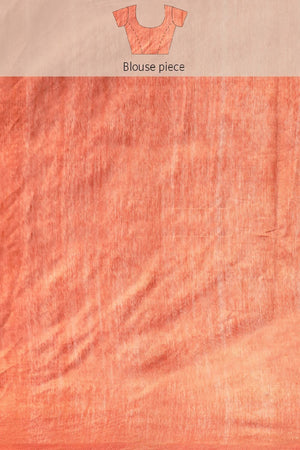 Brown Silk Blend Saree (TNMNNF3I1736)