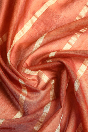 Brown Silk Blend Saree (TNMNNF3I1736)