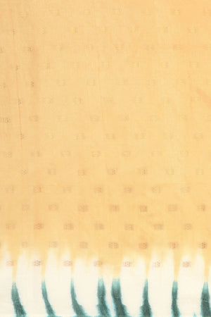 Yellow Silk Blend Saree