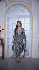 Rama Printed Rayon Straight Cut Suit Set