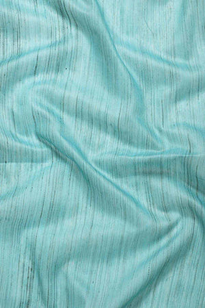 Blue Silk Blend Bhagalpuri Woven Design Saree