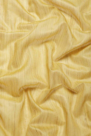 Yellow Silk Blend Bhagalpuri Woven Design Saree